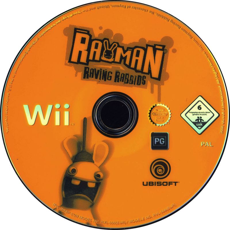 Rayman Raving Rabbids cover or packaging material MobyGames
