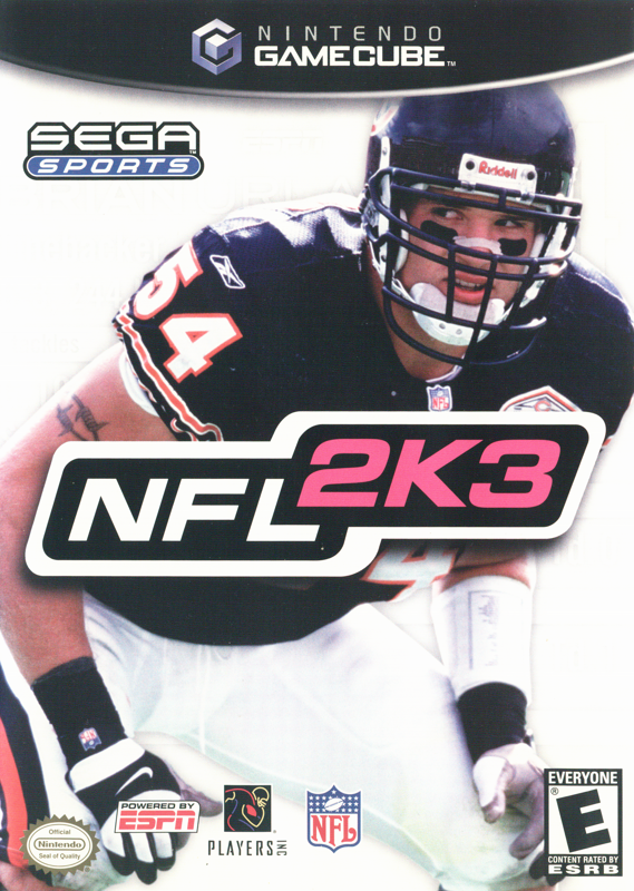 Front Cover for NFL 2K3 (GameCube)