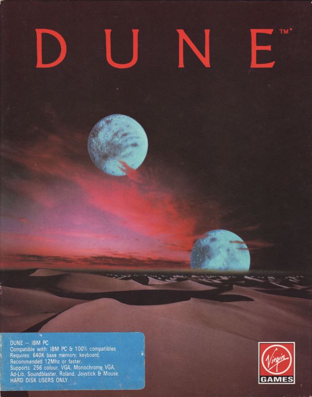 Front Cover for Dune (DOS) (3.5'' floppy disk release)