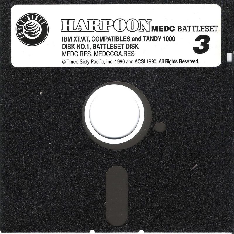 Media for Harpoon Battleset 3: The MED Conflict (DOS): Disk 1/3