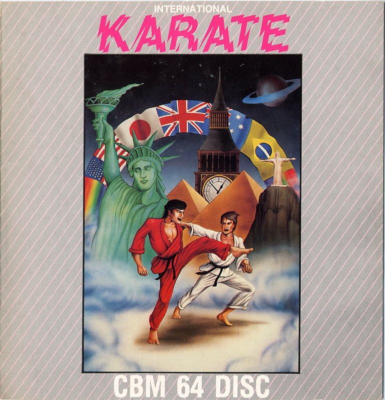 Front Cover for World Karate Championship (Commodore 64) (Disk release by Prism Leisure)