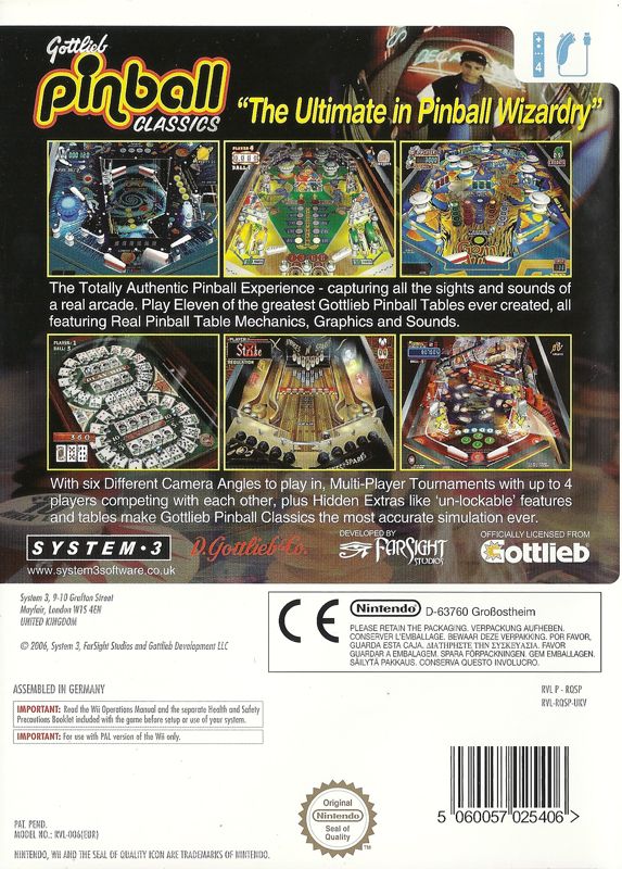 Pinball Hall of Fame The Gottlieb Collection cover or packaging