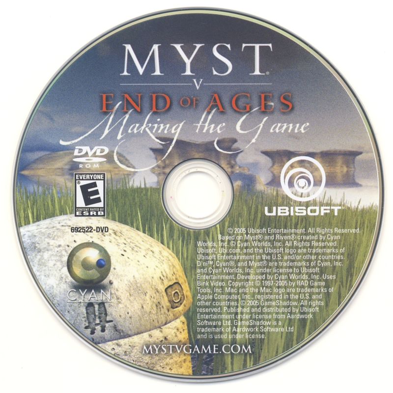 Extras for Myst V: End of Ages (Limited Edition) (Macintosh) (Mac only release): Making the Game