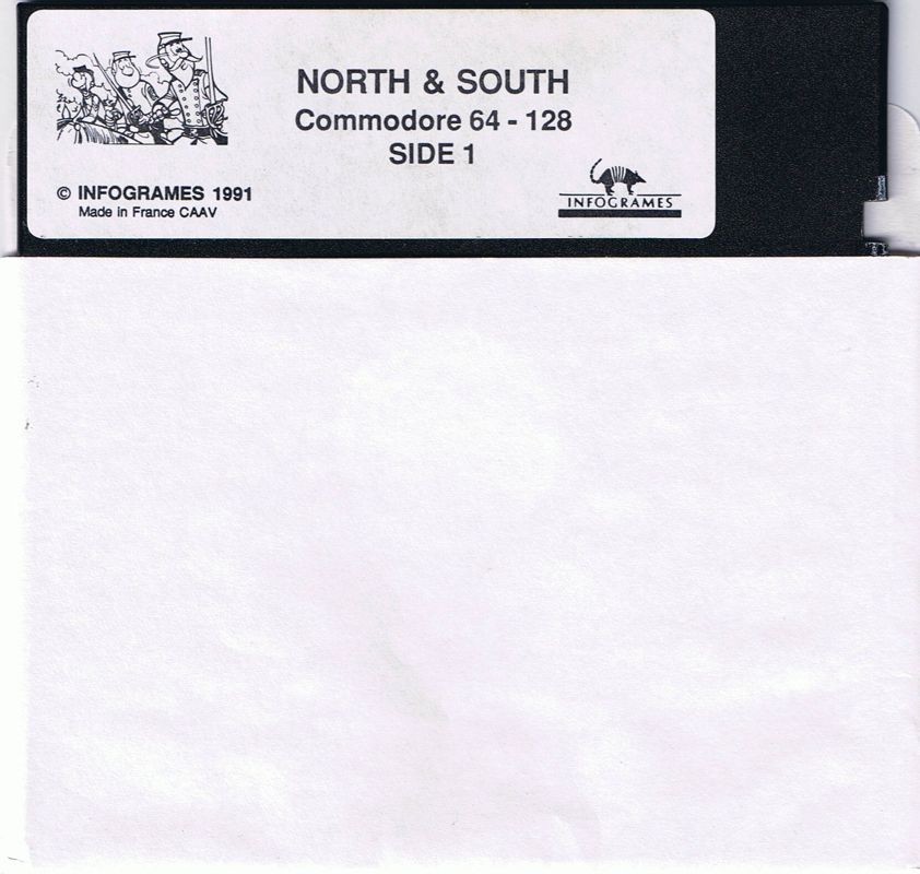 Media for North & South (Commodore 64)