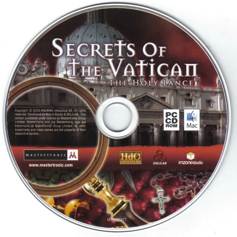 Media for Secrets of the Vatican: The Holy Lance (Macintosh and Windows)