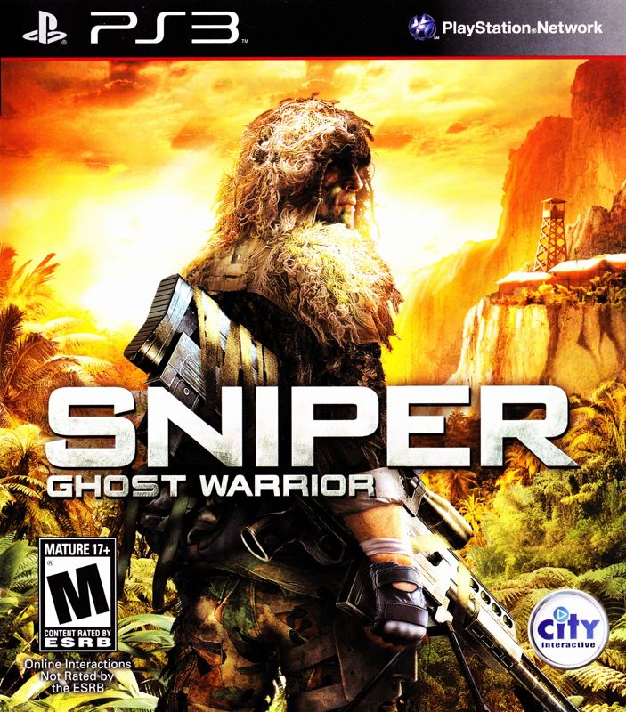 Front Cover for Sniper: Ghost Warrior (PlayStation 3)