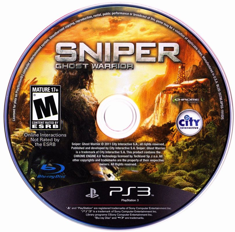 Media for Sniper: Ghost Warrior (PlayStation 3)