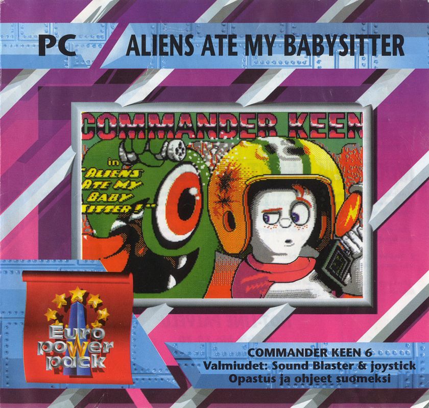 Front Cover for Commander Keen: Aliens Ate My Babysitter! (DOS) (Shareware (Euro Power Pack))