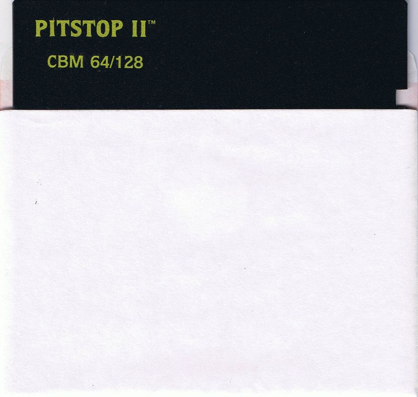 Media for Pitstop II (Commodore 64) (Budget floppy disk re-release)