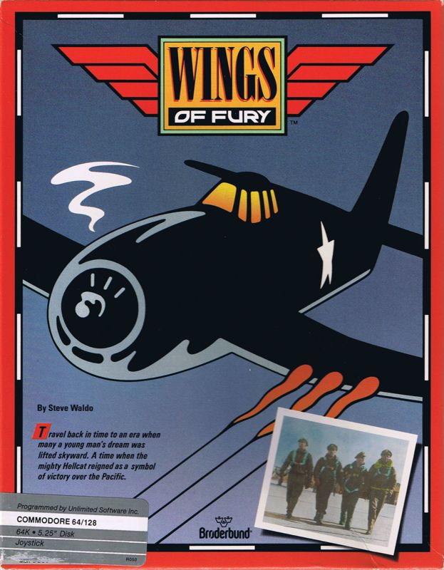 Front Cover for Wings of Fury (Commodore 64)