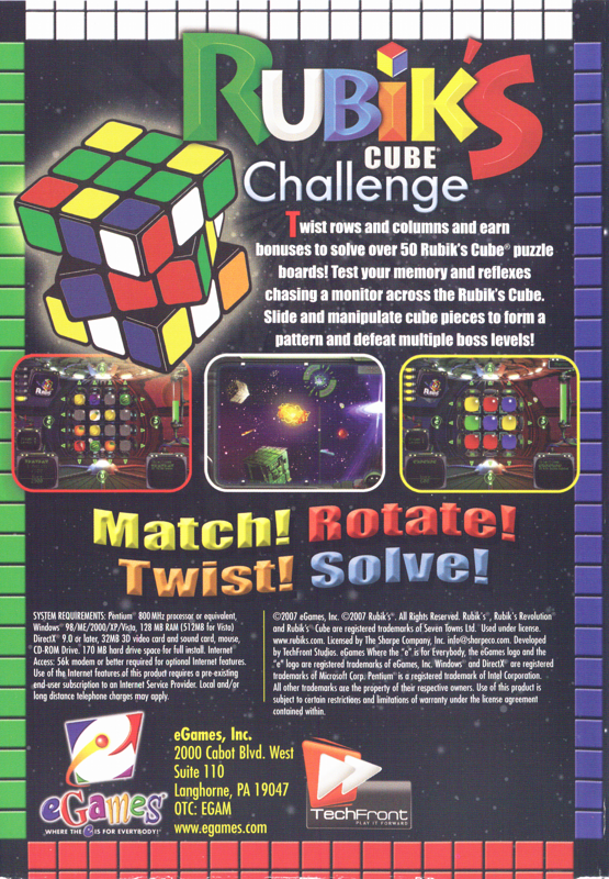 Other for Rubik's Cube Challenge (Windows): Keep Case - Back