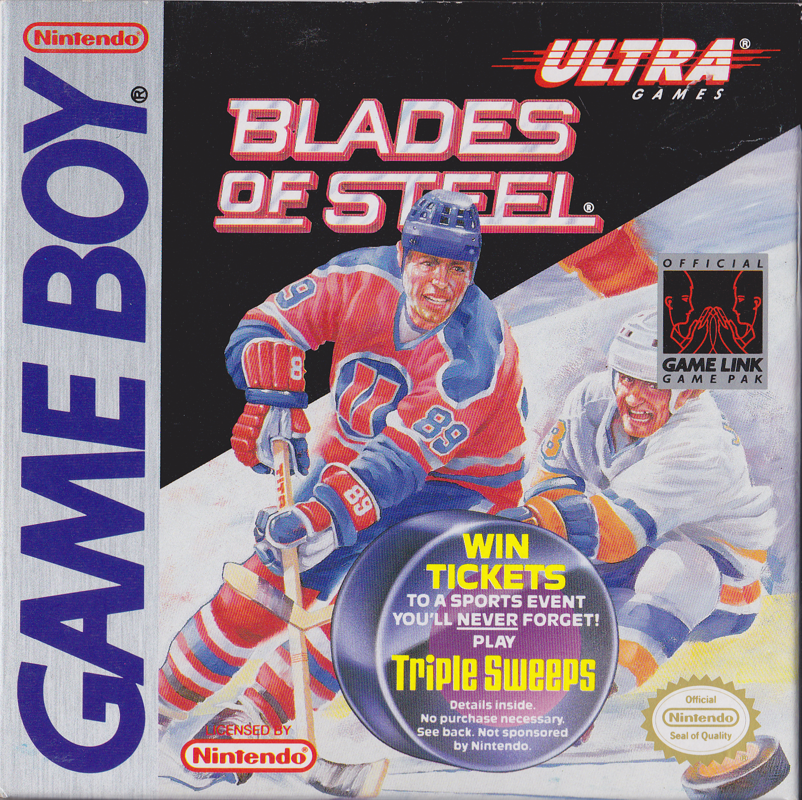 Front Cover for Blades of Steel (Game Boy)