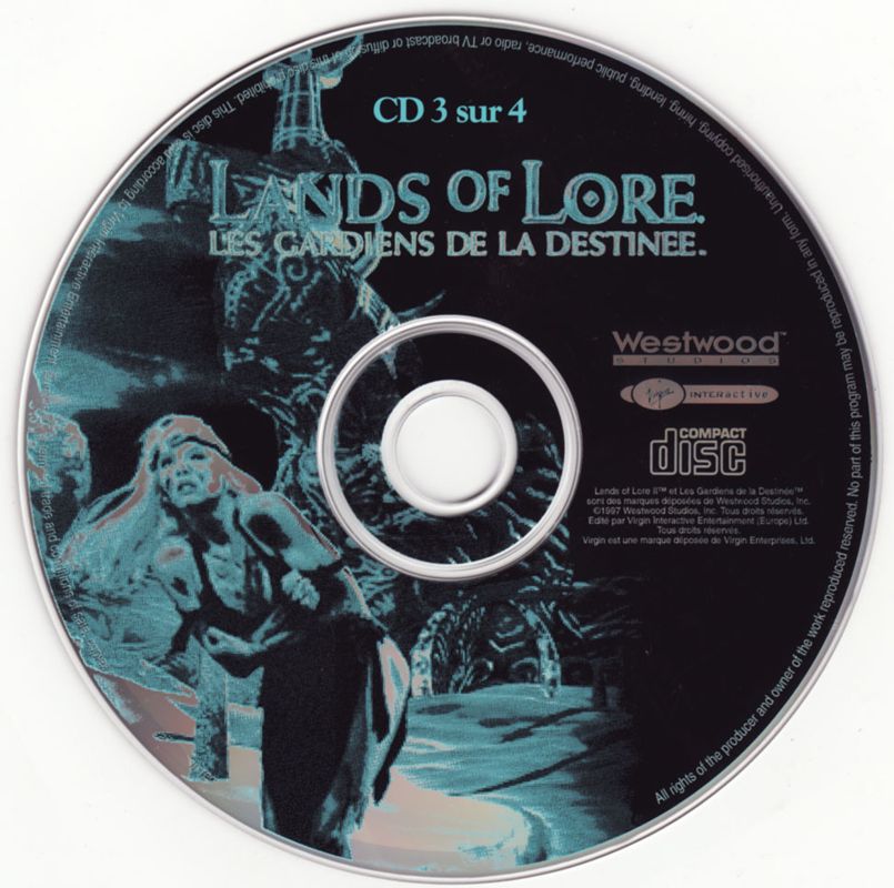 Media for Lands of Lore: Guardians of Destiny (DOS and Windows) (Re-release with bonus CD): CD 3