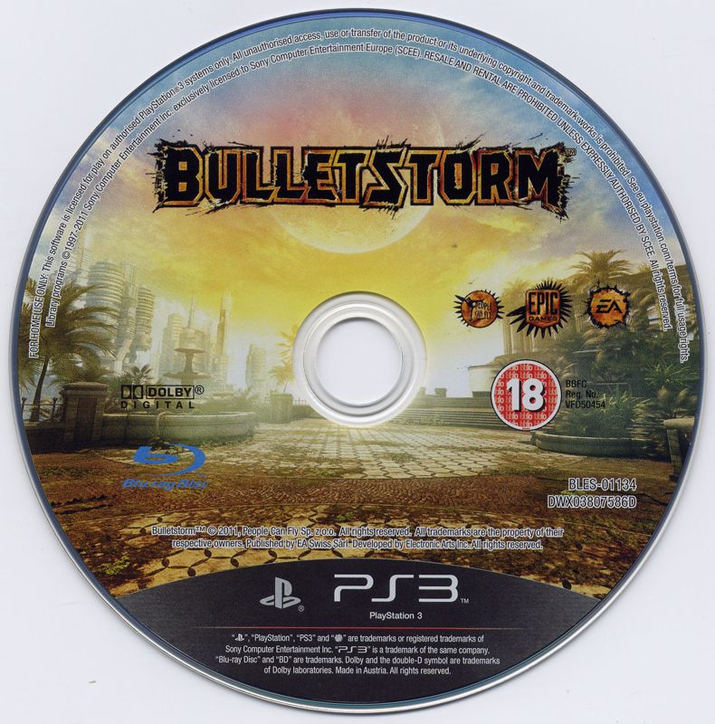 Media for Bulletstorm (PlayStation 3)