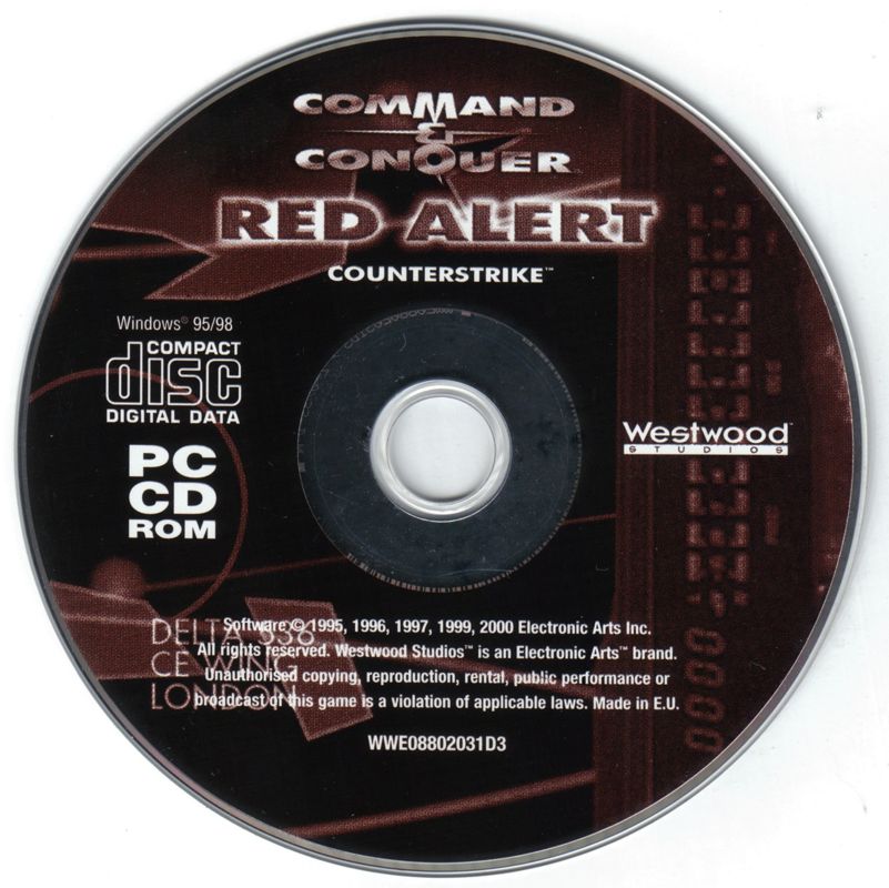 Media for Command & Conquer: Worldwide Warfare (DOS and Windows) (Electronic Arts re-release): Red Alert: Counterstrike