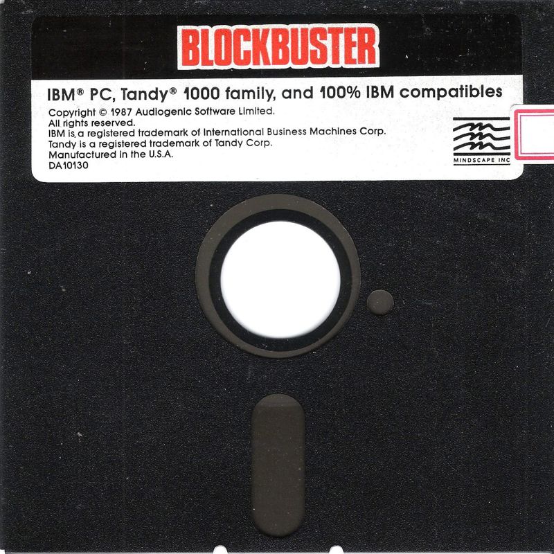 Media for Blockbuster (DOS) (Original Release)