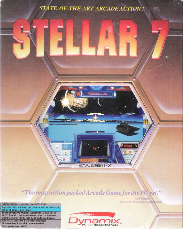 Front Cover for Stellar 7 (DOS)