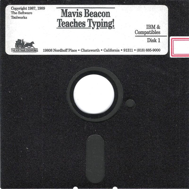 Media for Mavis Beacon Teaches Typing! (DOS) (Dual Media Release): 5.25" Disk 1/2