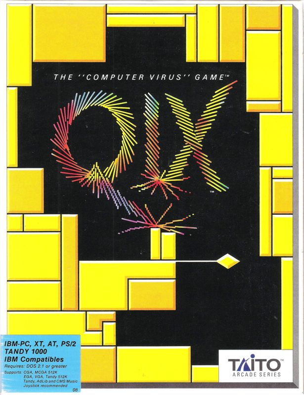 Front Cover for QIX (DOS) (Original Release with 5.25" (0425-0429))