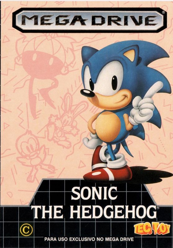 Front Cover for Sonic the Hedgehog (Genesis)