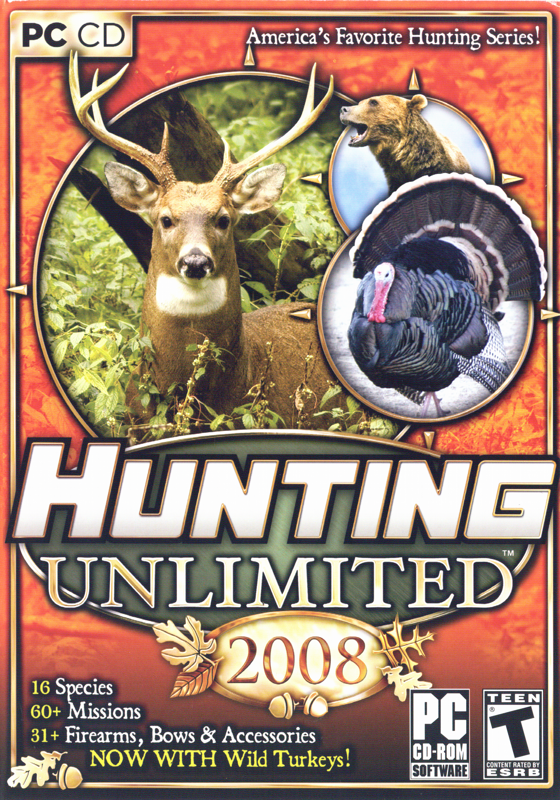 Hunting Unlimited 2008 cover or packaging material MobyGames
