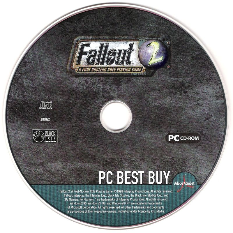 Media for Fallout 2 (Windows) (PC Best Buy release)