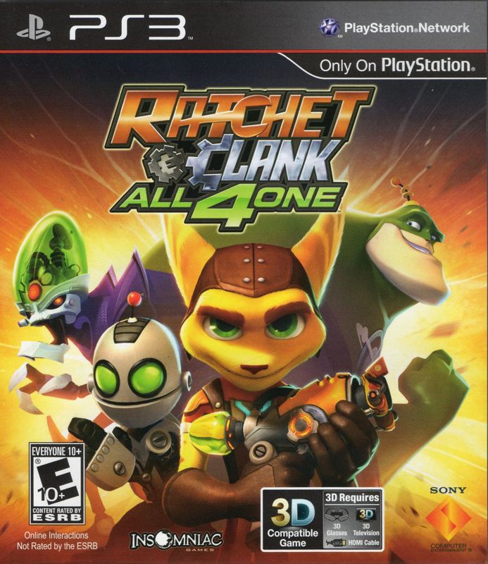 Front Cover for Ratchet & Clank: All 4 One (PlayStation 3)