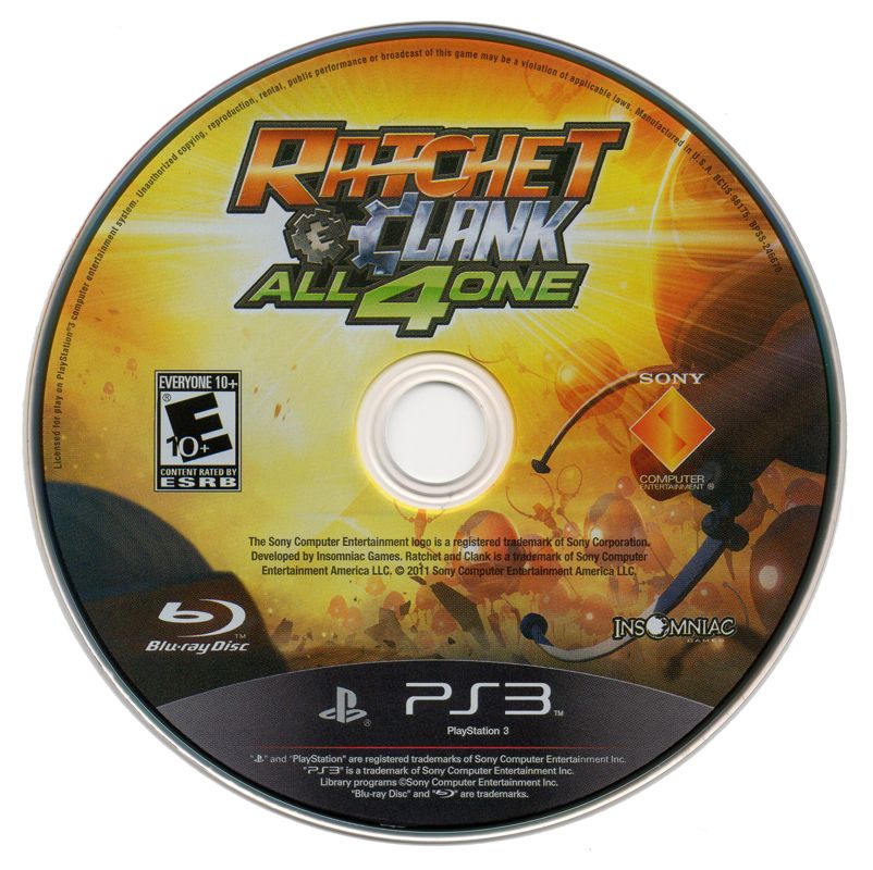 Media for Ratchet & Clank: All 4 One (PlayStation 3)