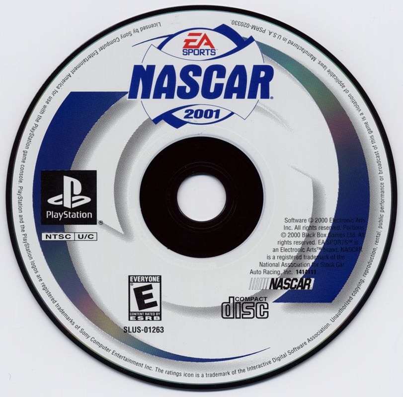 NASCAR 2001 cover or packaging material - MobyGames