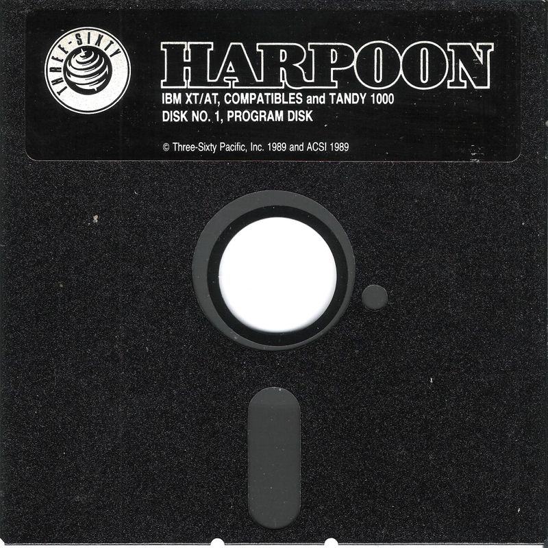 Media for Harpoon & Battleset 2 (DOS): Program Disk (1/4) (Disk 1-3 for IBM PC XT/AT)