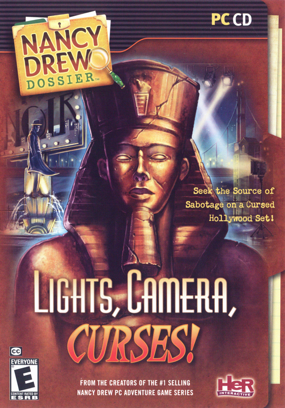 Other for Nancy Drew Dossier: Lights, Camera, Curses! (Windows): Keep Case - Front