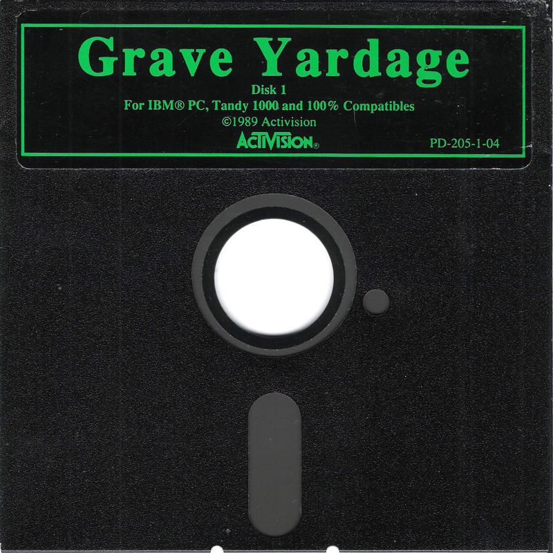 Media for Grave Yardage (DOS) (5.25" Release): Disk (1/2)
