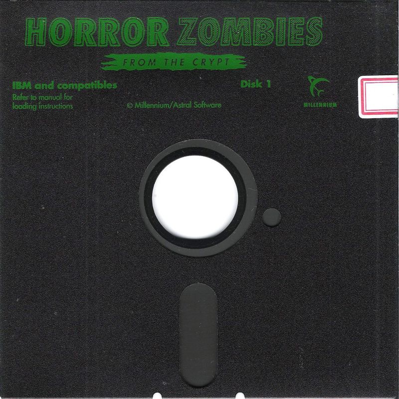 Media for Horror Zombies from the Crypt (DOS) (Dual Media Release (Distributed by Electronic Arts)): Disk (1/3) -- EGA & VGA