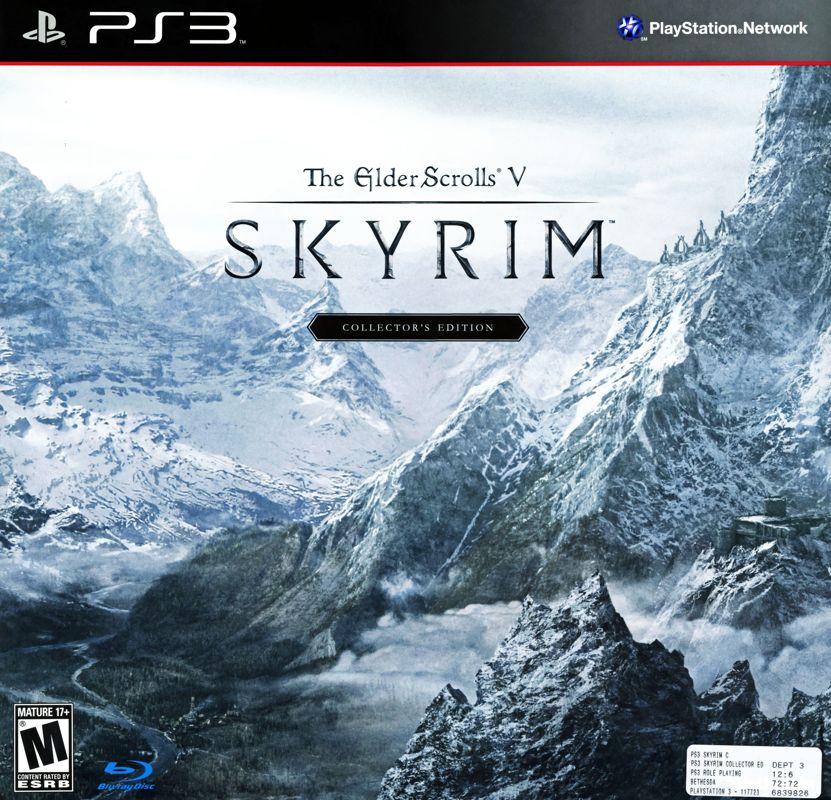 Front Cover for The Elder Scrolls V: Skyrim (Collector's Edition) (PlayStation 3)
