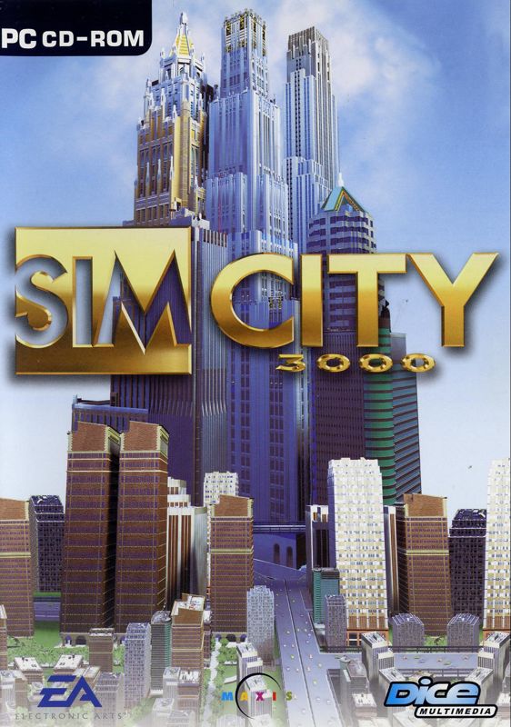 Front Cover for SimCity 3000 (Windows) (Dice Multimedia release)