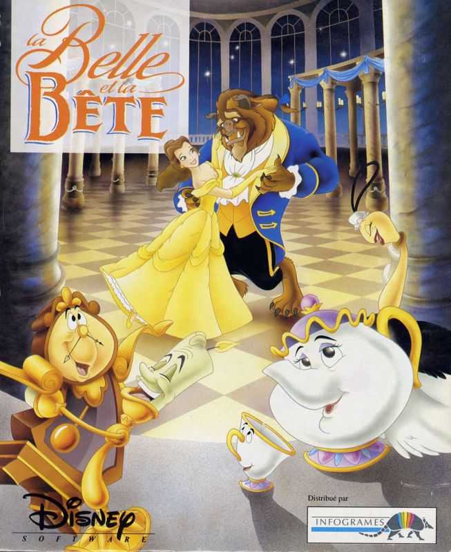 Front Cover for Disney's Beauty and the Beast (DOS)