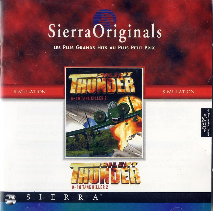 Other for Silent Thunder: A-10 Tank Killer II (Windows and Windows 16-bit) (Sierra Originals release): Jewel Case - Front
