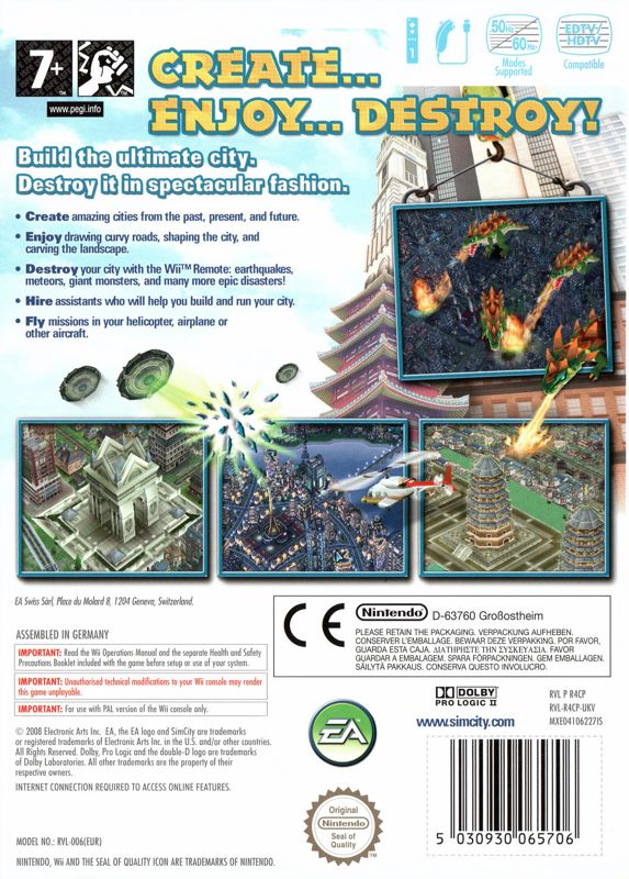 SimCity Creator cover or packaging material - MobyGames