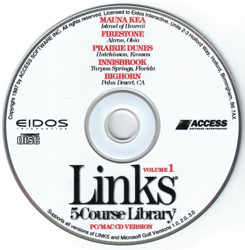 Media for Links: 5-Course Library - Volume 1 (DOS and Macintosh and Windows)
