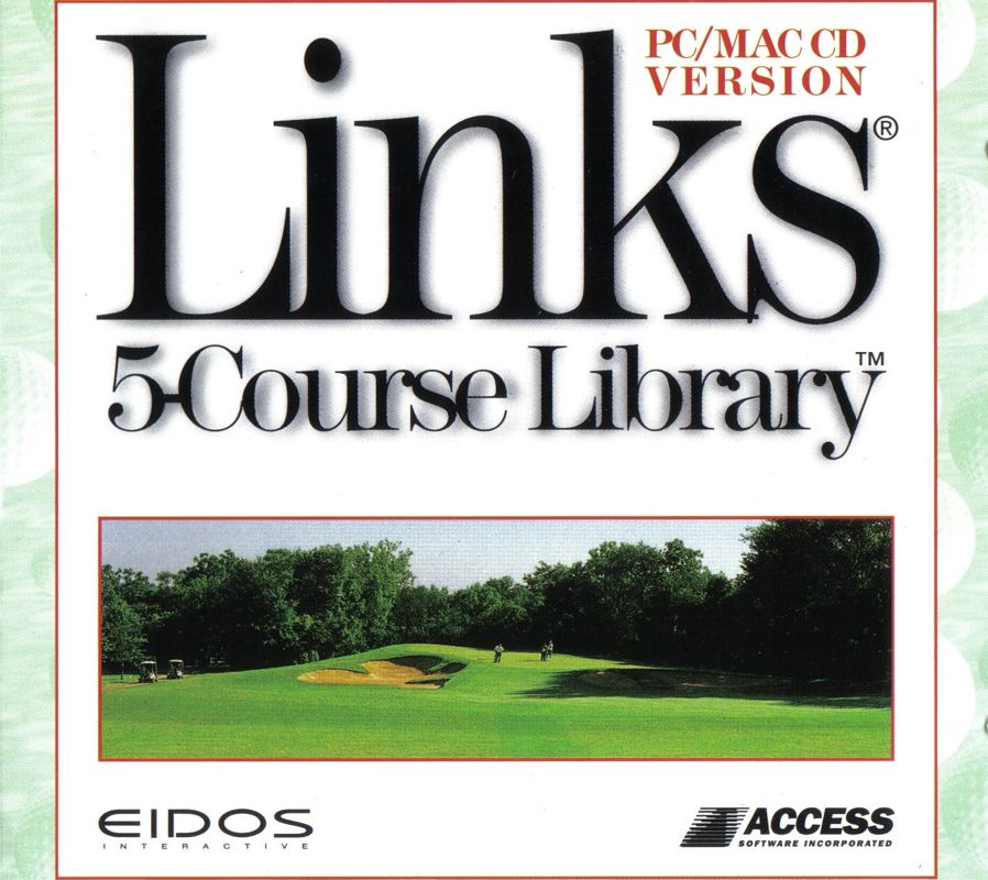 Other for Links: 5-Course Library - Volume 1 (DOS and Macintosh and Windows): Jewel Case - Front