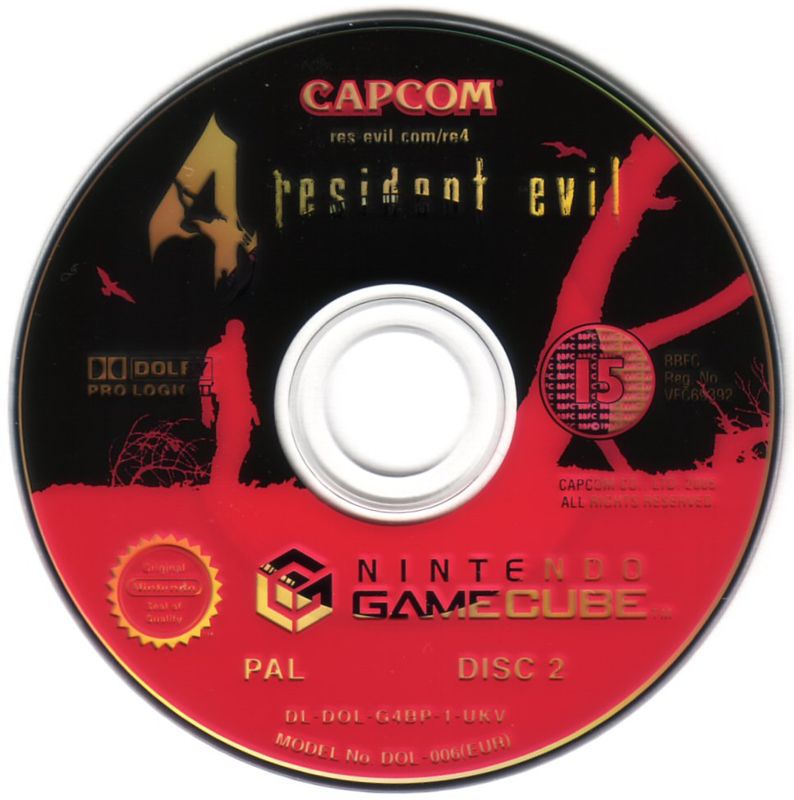 Media for Resident Evil 4 (GameCube): Disc 2