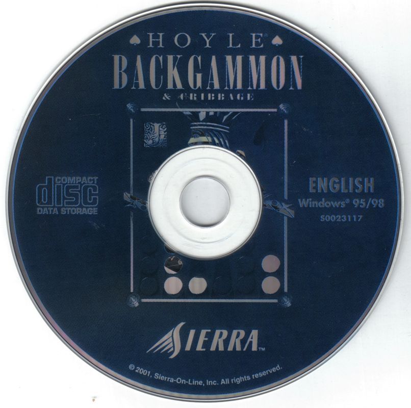 Media for Hoyle Backgammon & Cribbage (Macintosh and Windows)