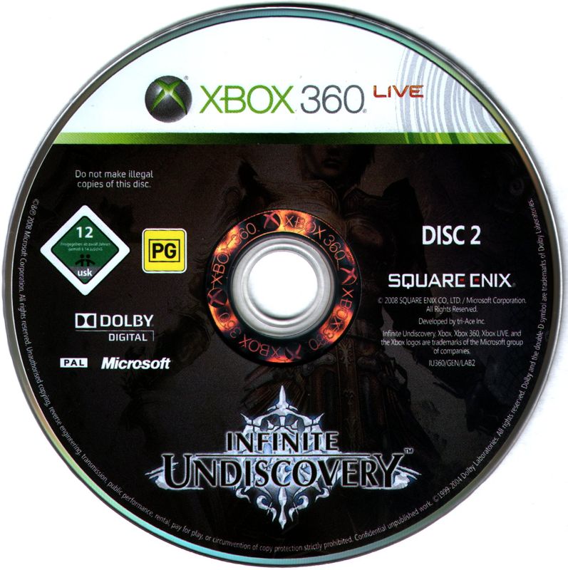 Media for Infinite Undiscovery (Xbox 360): Disc 2 of 2