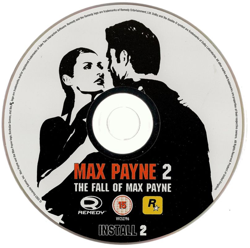 Media for Max Payne 2: The Fall of Max Payne (Windows): Install Disc 2
