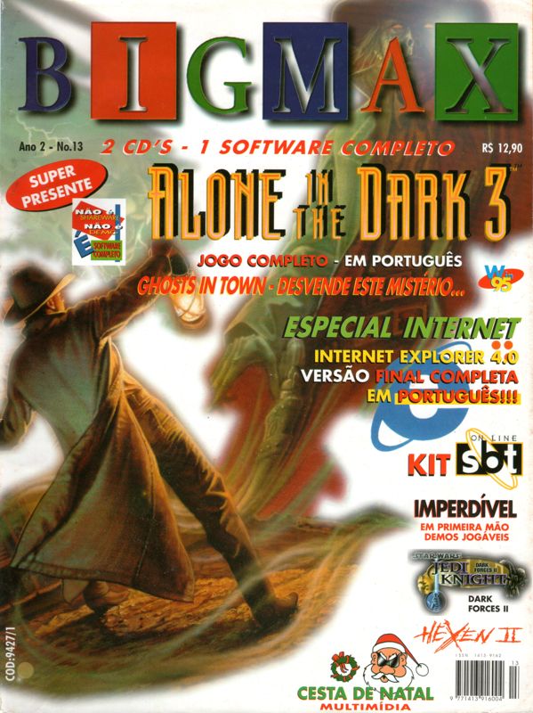 Front Cover for Alone in the Dark 3 (Windows) (Big Max covermount)