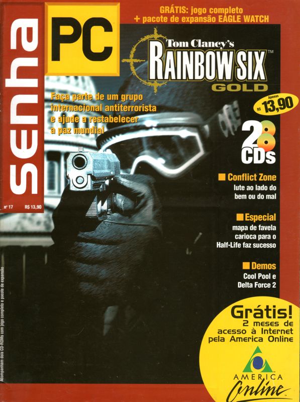 Front Cover for Tom Clancy's Rainbow Six: Gold Pack Edition (Windows) (Senha PC covermount)