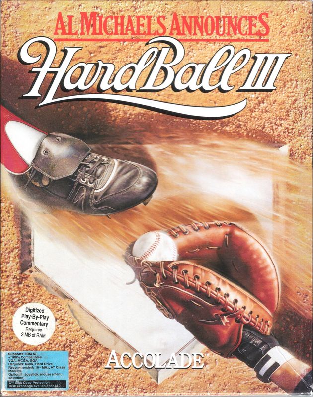 Front Cover for HardBall III (DOS) (5.25" Disk release (Version 1.0))