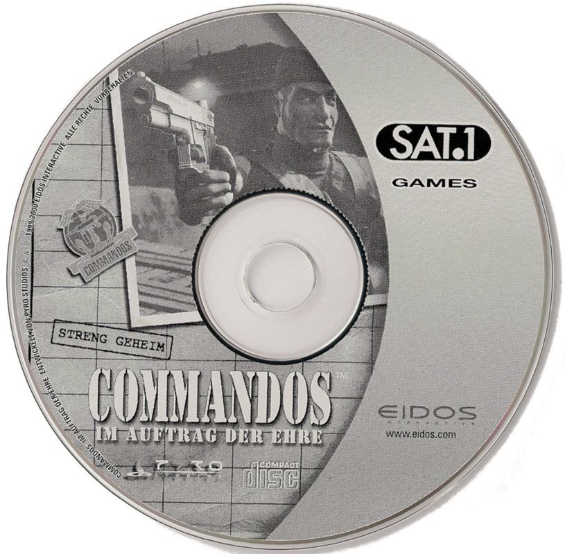 Media for Commandos: Beyond the Call of Duty (Windows) (SAT.1 Games release)