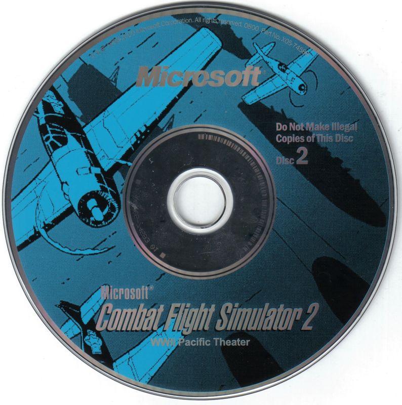 Media for Microsoft Combat Flight Simulator 2: WW II Pacific Theater (Windows): Disc 2/2