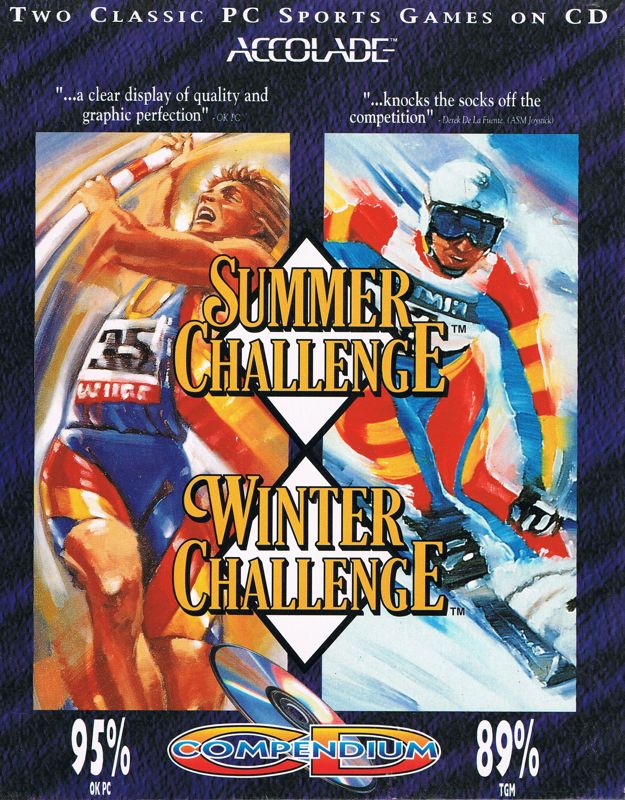 Front Cover for Summer & Winter: Olympic Challenge (DOS)